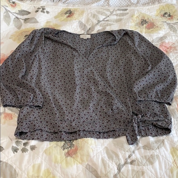 LOFT Tops - Loft Outlet Faux Wrap Blouse